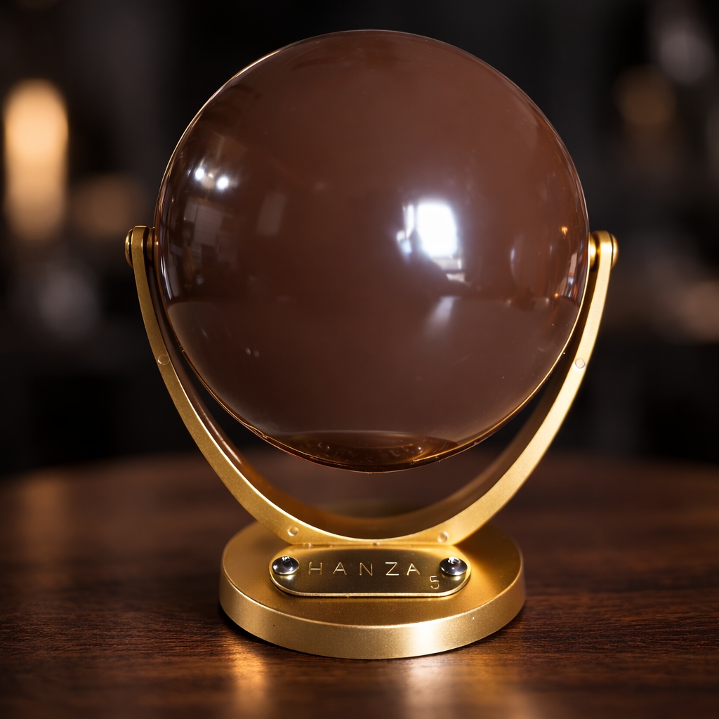 Small Globe Base - Brown